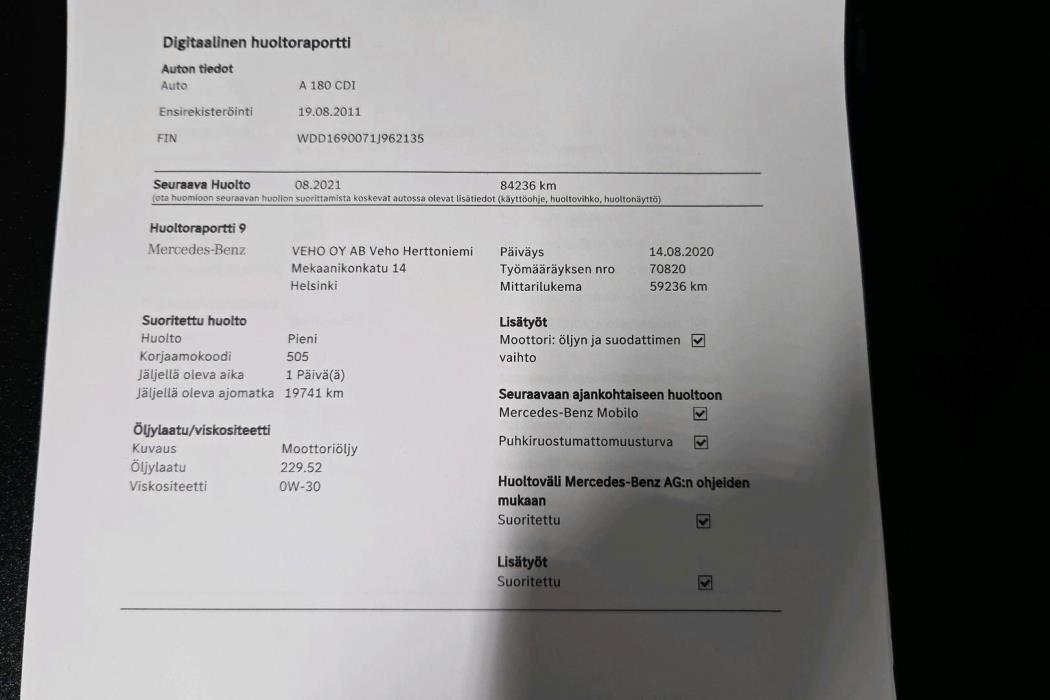 MERCEDES-BENZ A 2011