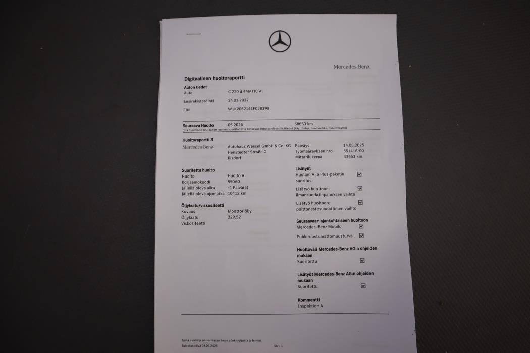 MERCEDES-BENZ C 2022