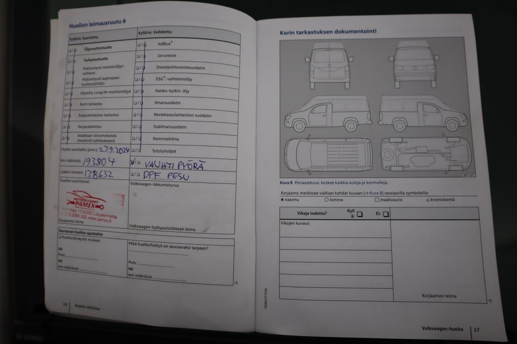 VOLKSWAGEN Transporter 2016