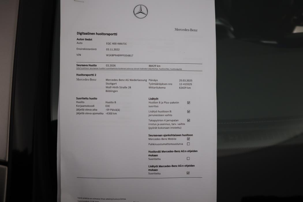 MERCEDES-BENZ EQC 2023