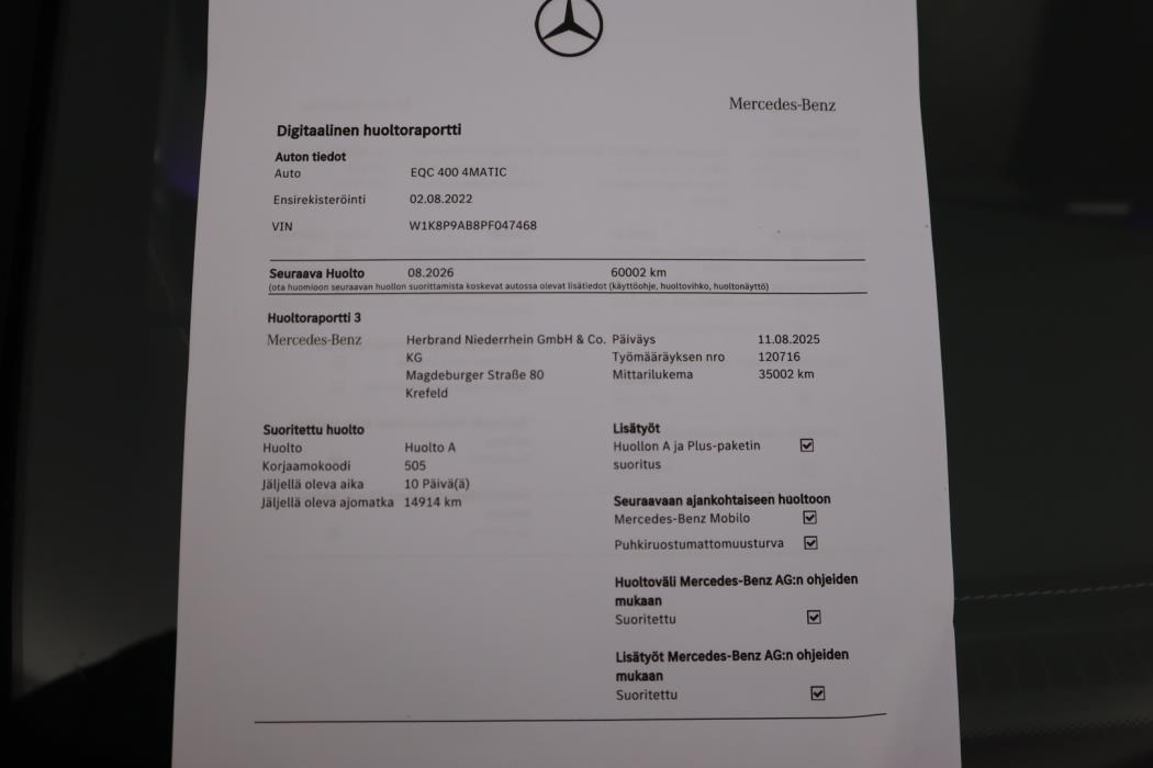 MERCEDES-BENZ EQC 2023