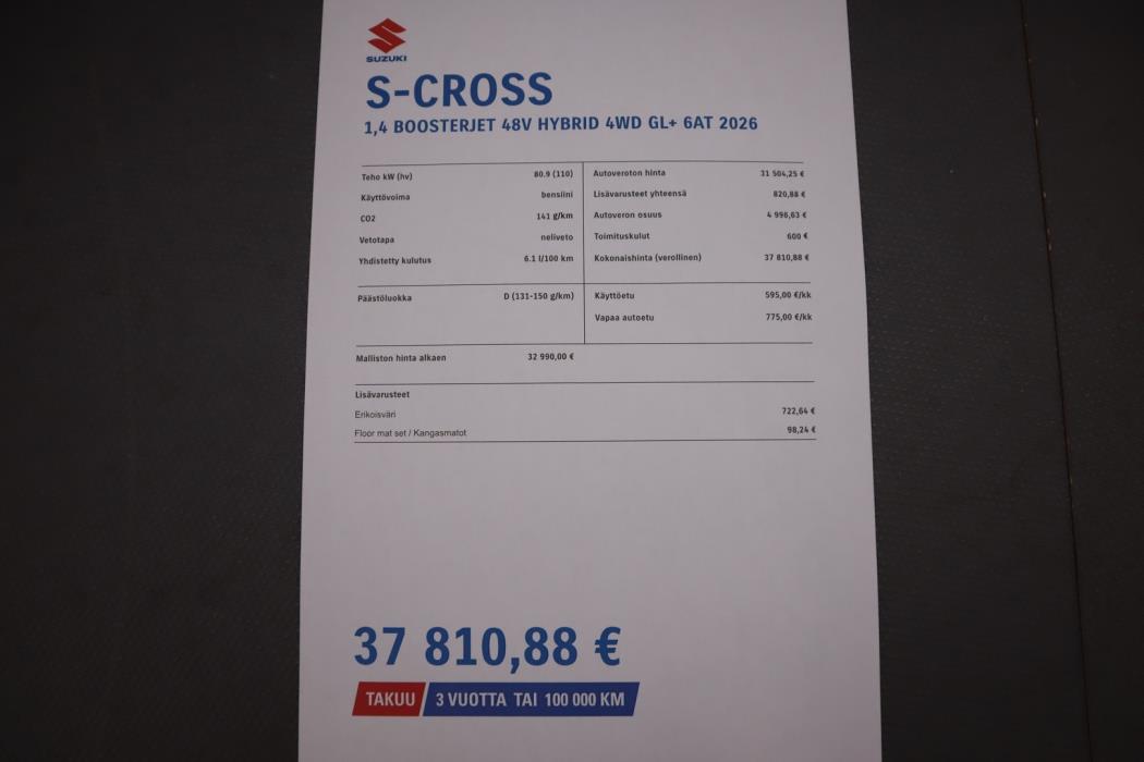 SUZUKI S-Cross 2026
