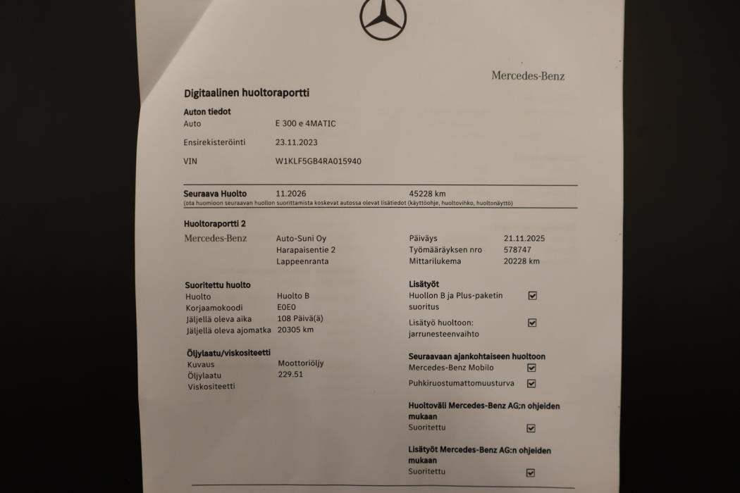 MERCEDES-BENZ E 2024