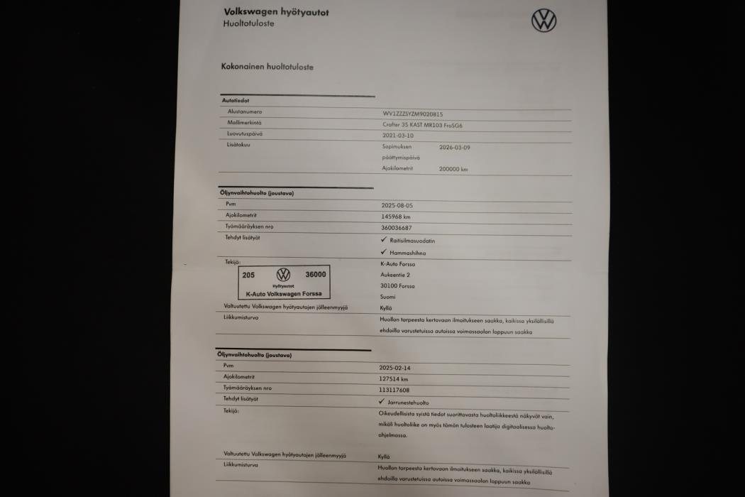 VOLKSWAGEN Crafter 2021