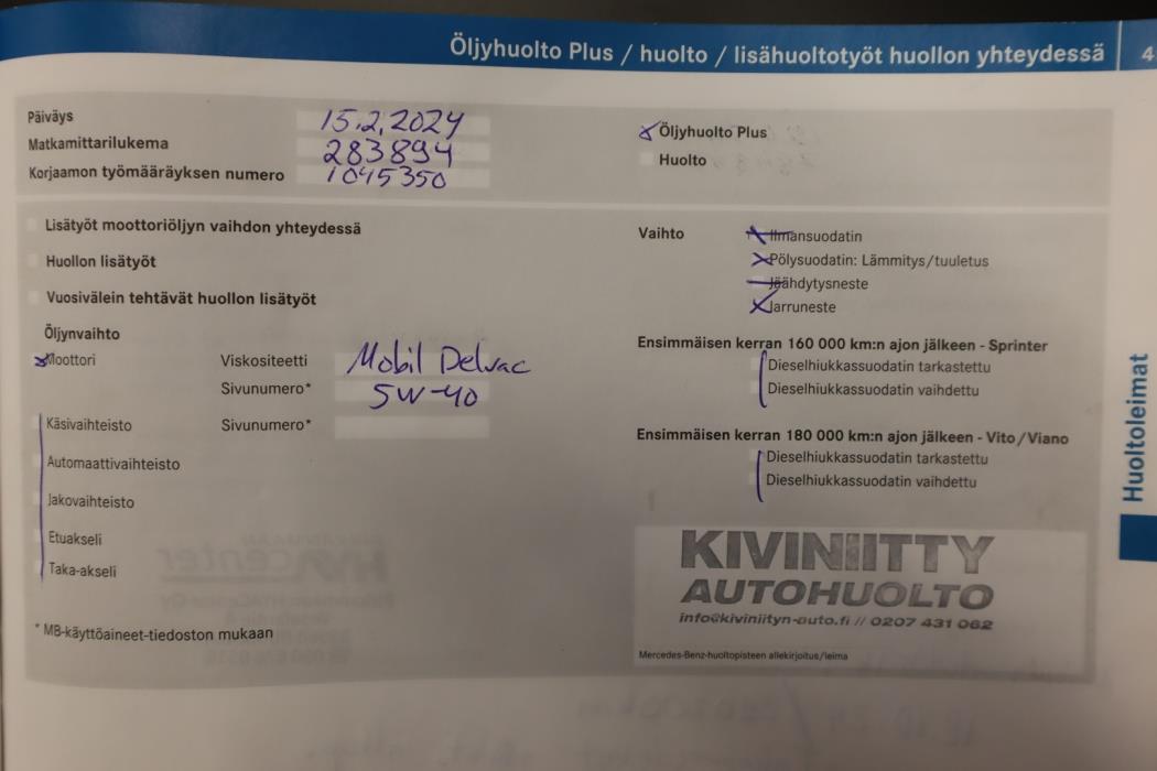 MERCEDES-BENZ Vito 2009