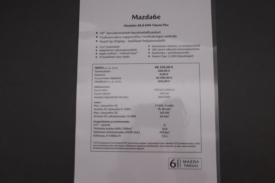 MAZDA 6E 2026