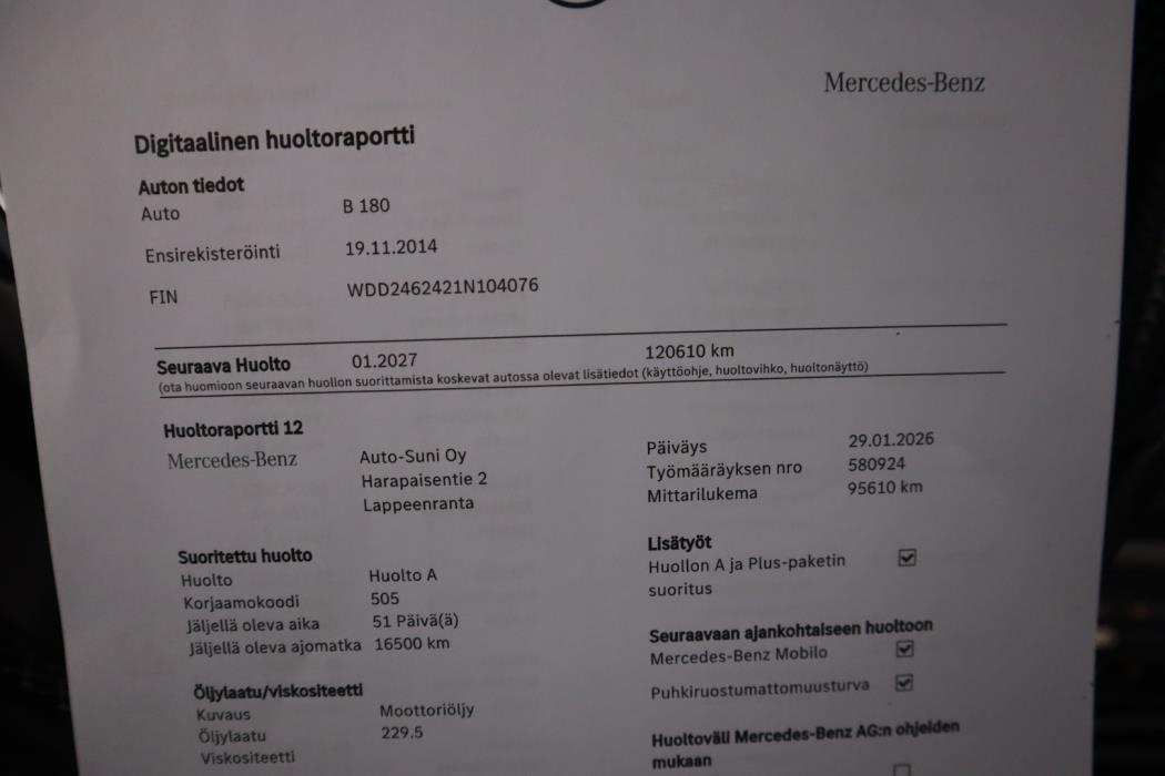 MERCEDES-BENZ B 2014