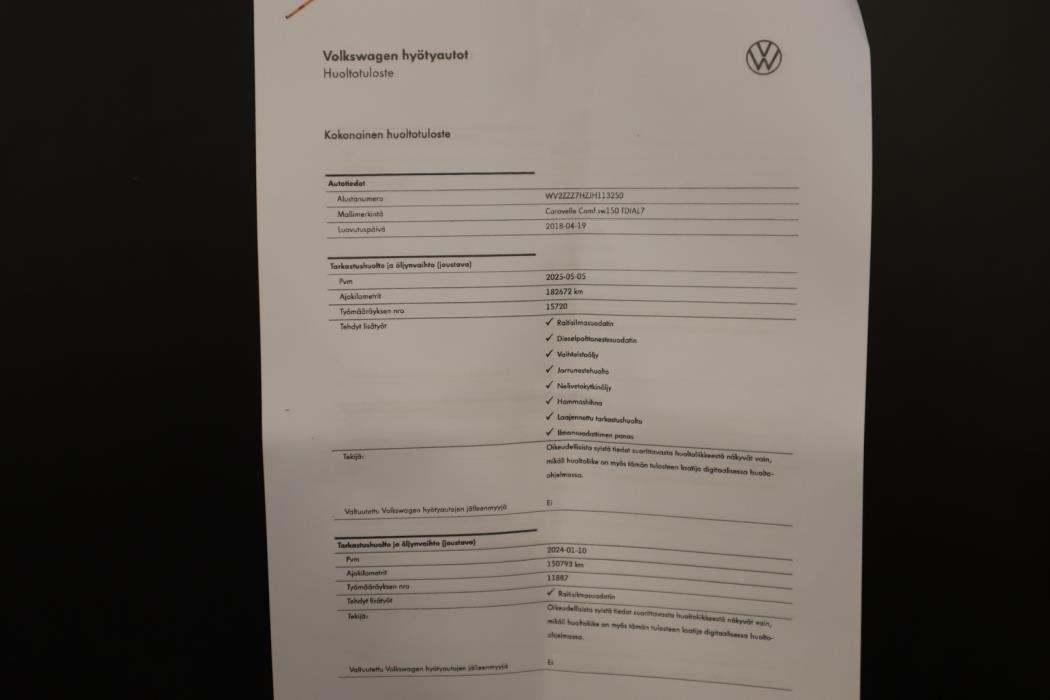 VOLKSWAGEN Caravelle 2018