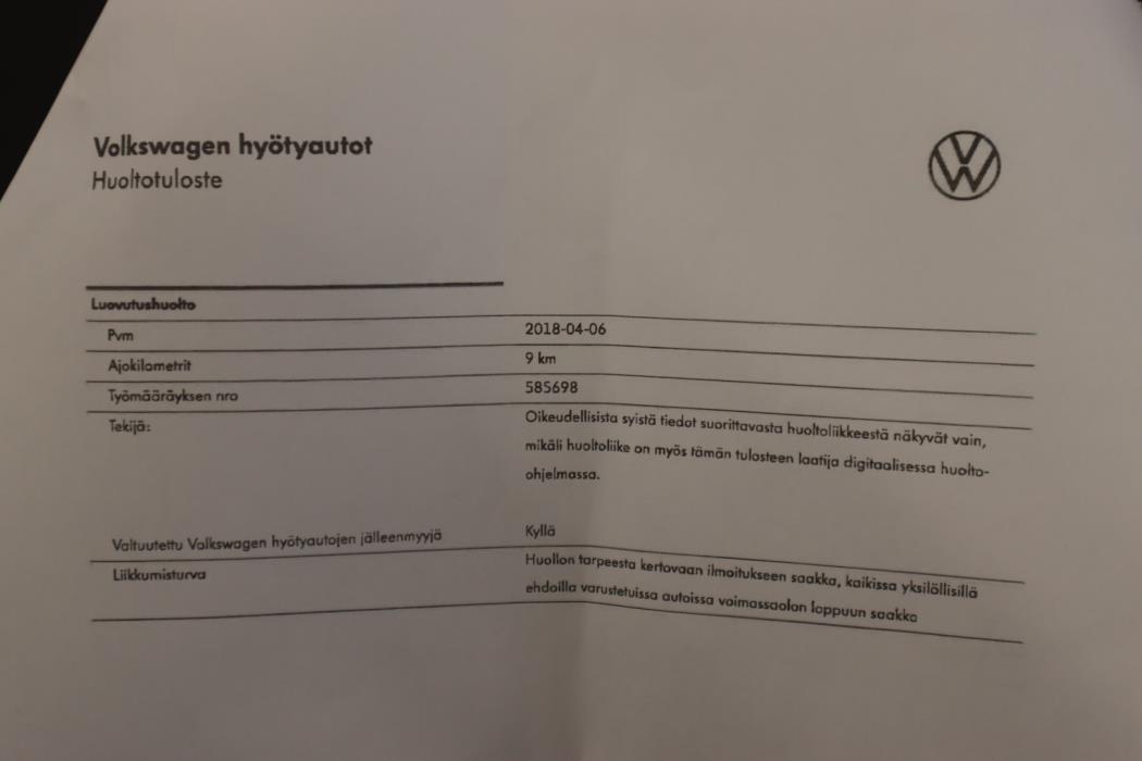 VOLKSWAGEN Caravelle 2018