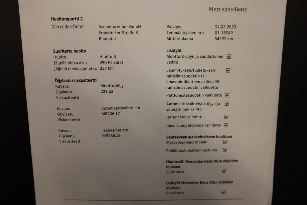 MERCEDES-BENZ V 2020