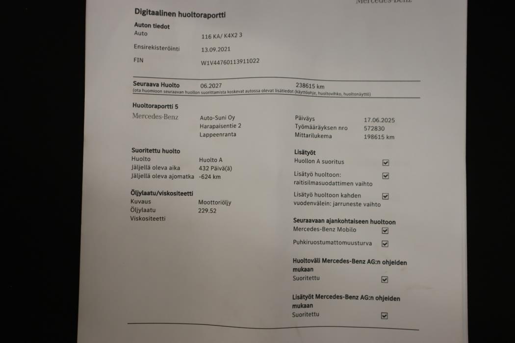 MERCEDES-BENZ Vito 2021