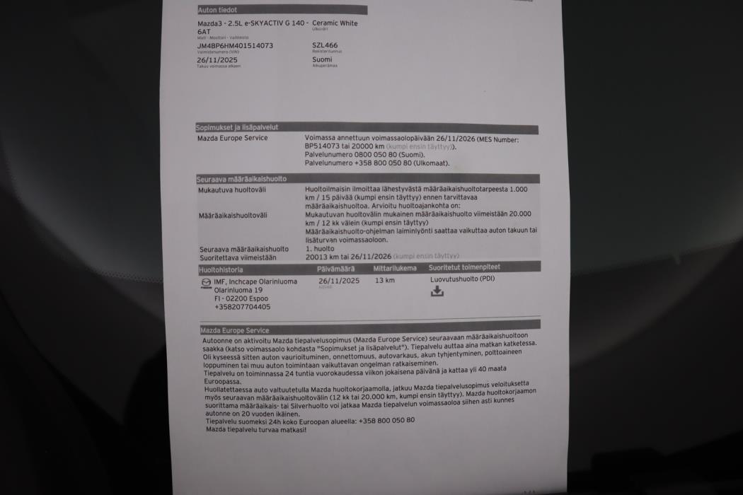 MAZDA 3 2026
