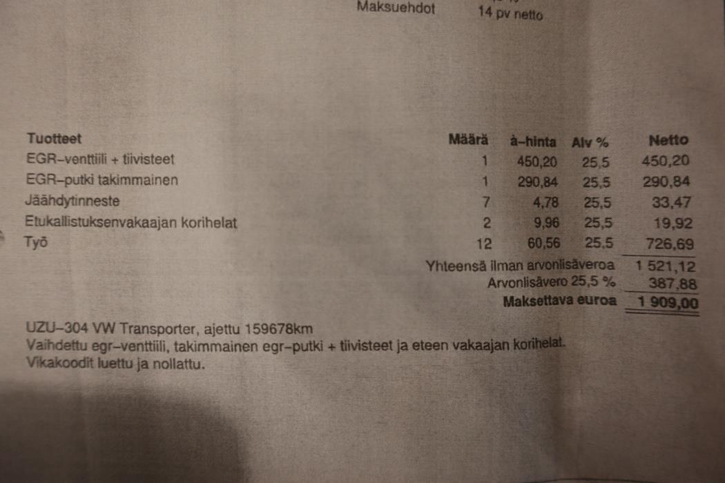 VOLKSWAGEN Transporter 2017