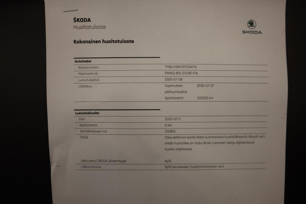 SKODA Enyaq 2026