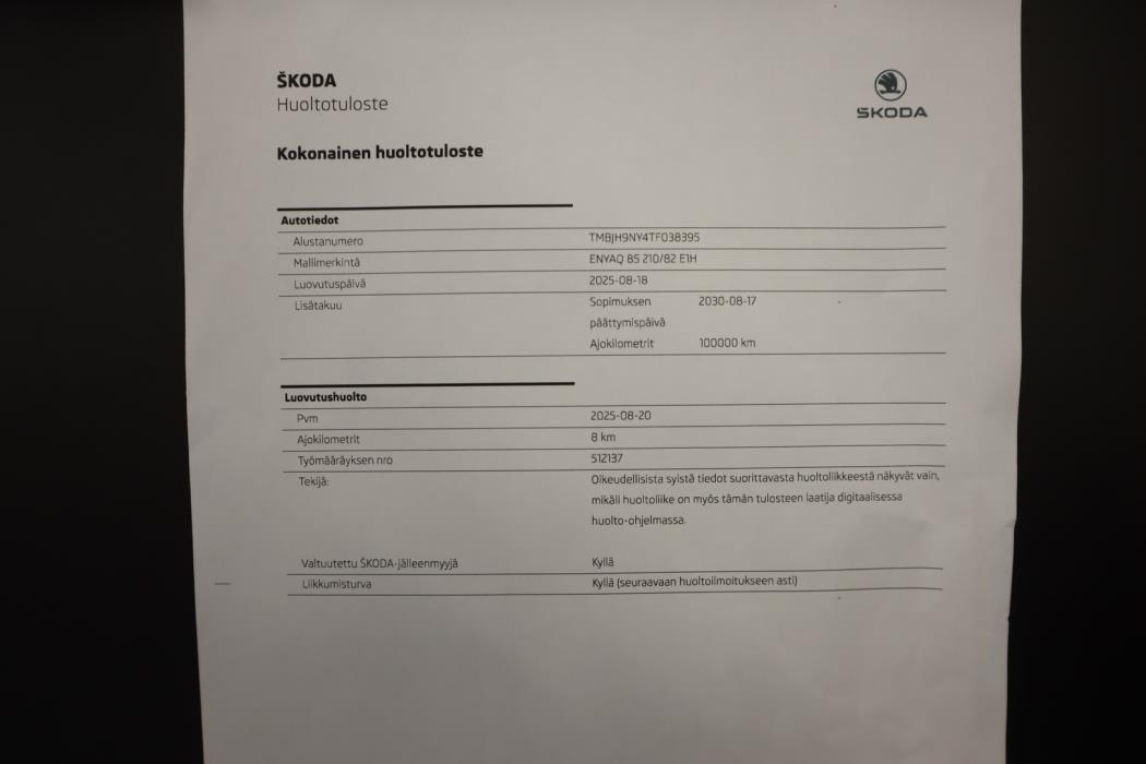 SKODA Enyaq 2026