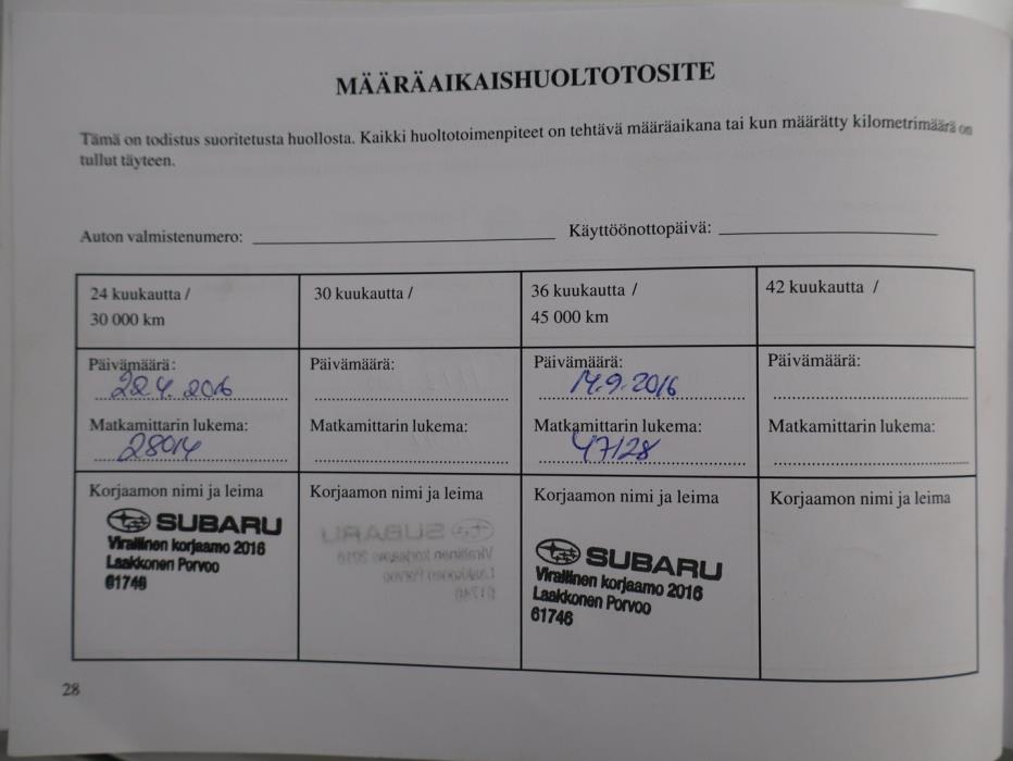 SUBARU Forester 2015