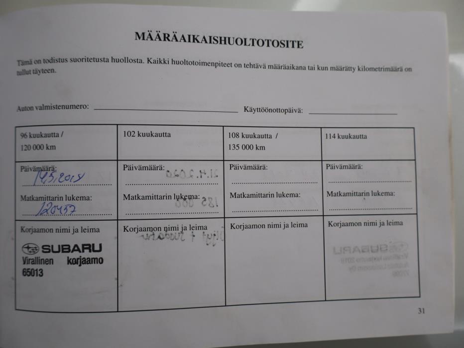 SUBARU Forester 2015