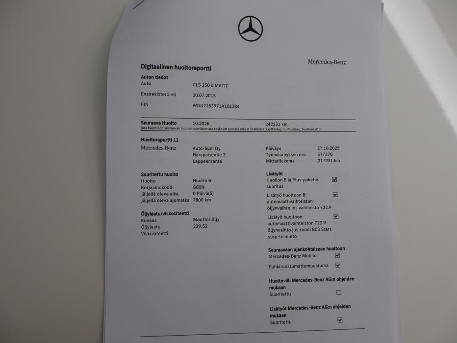 MERCEDES-BENZ CLS 2015