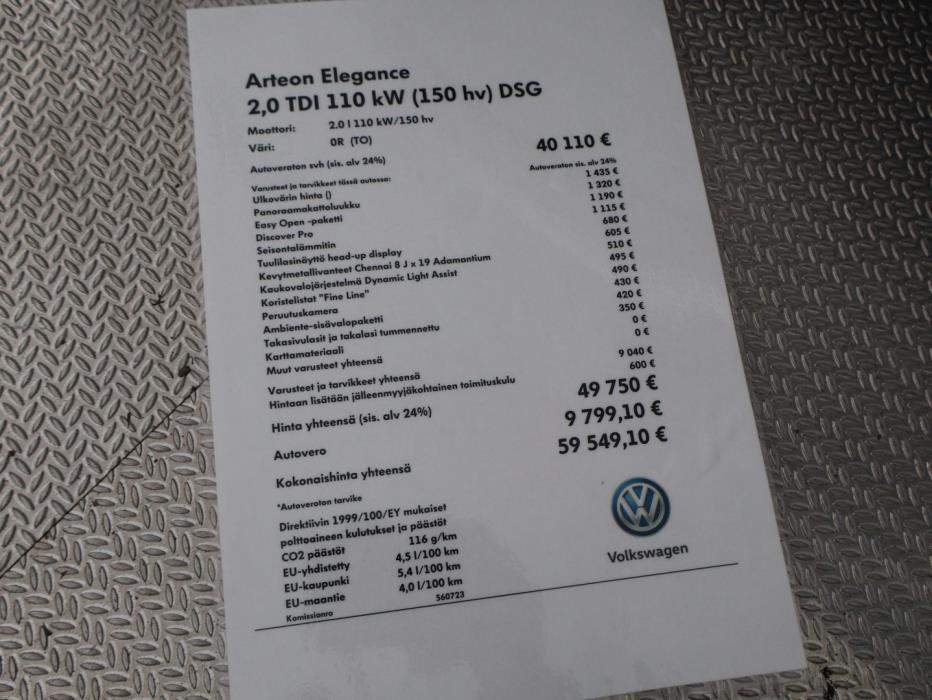 VOLKSWAGEN Arteon 2017