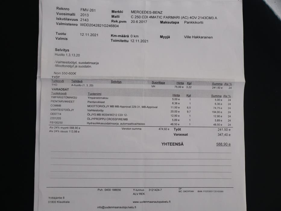 MERCEDES-BENZ C 2013