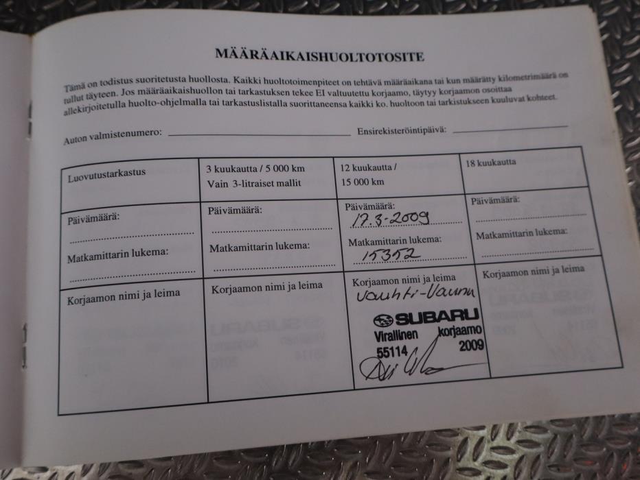 SUBARU Forester 2008