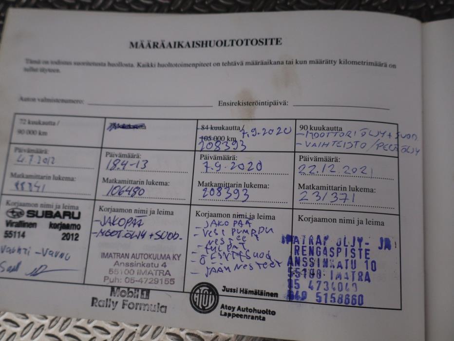 SUBARU Forester 2008