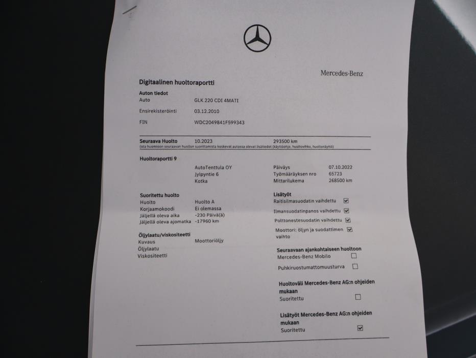MERCEDES-BENZ GLK 2010