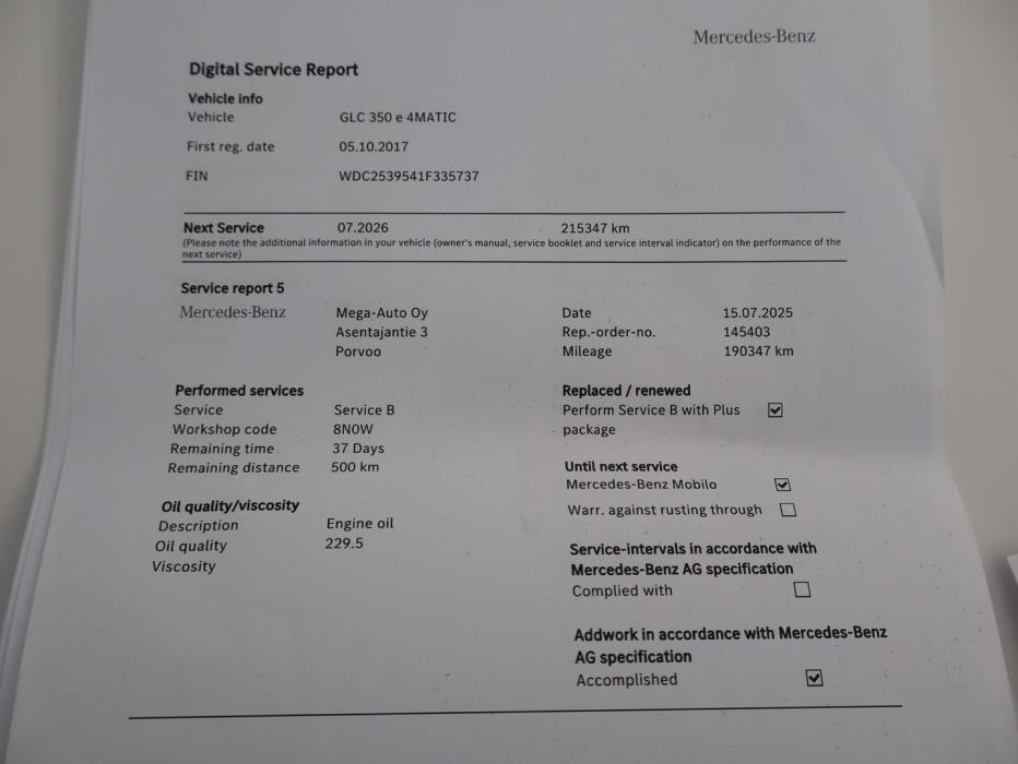 MERCEDES-BENZ GLC 2017