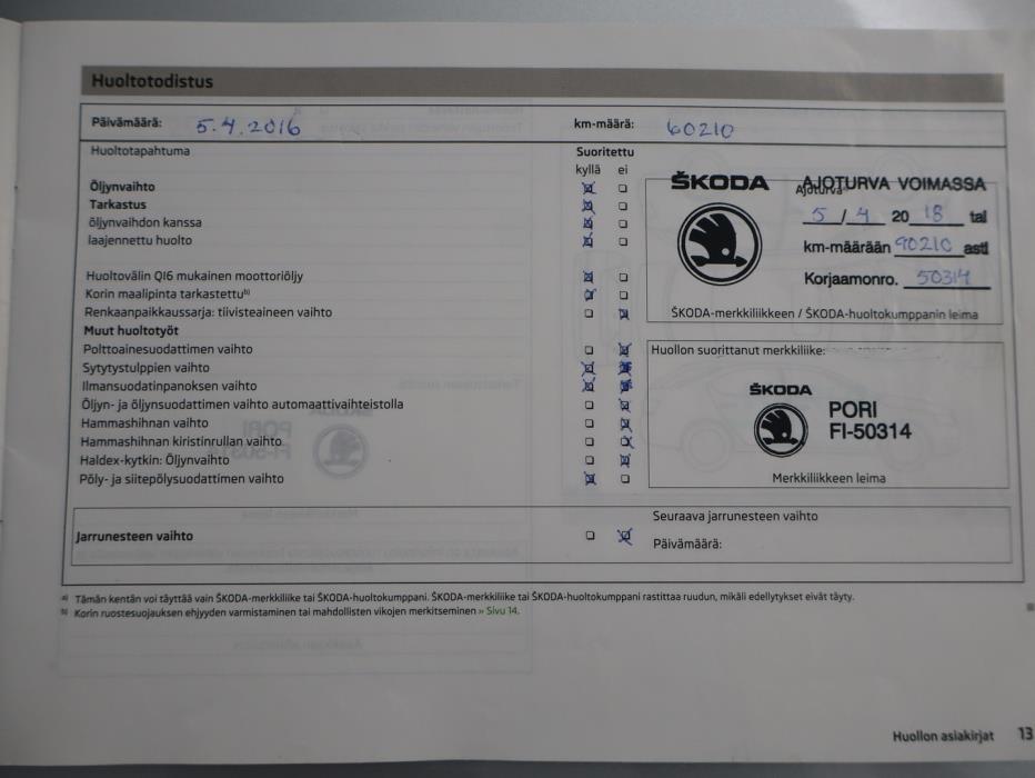 SKODA Octavia 2013
