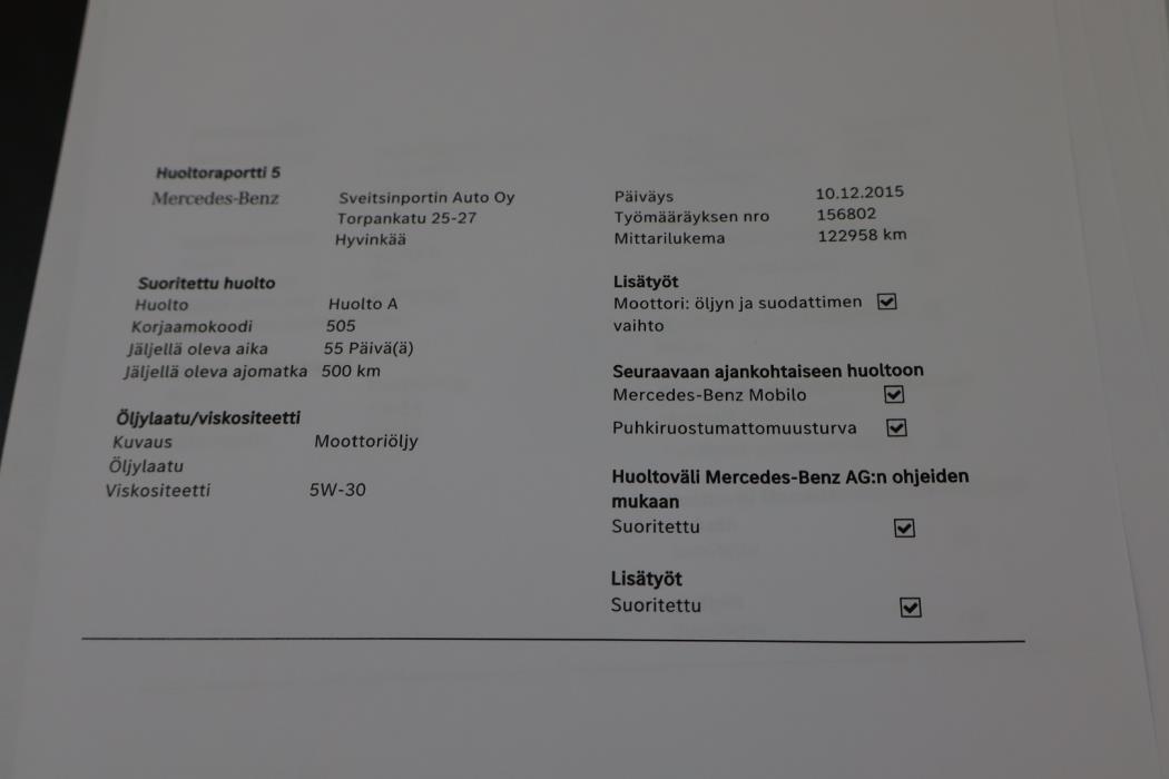 MERCEDES-BENZ E 2012