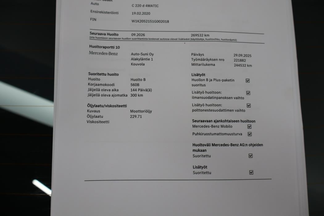 MERCEDES-BENZ C 2020