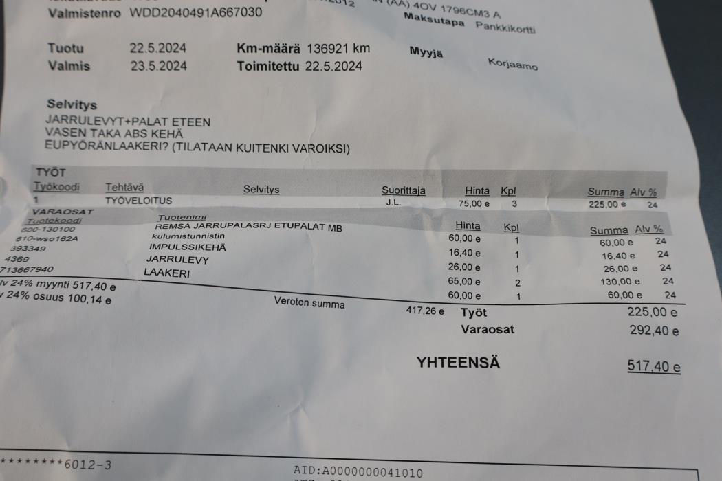 MERCEDES-BENZ C 2012