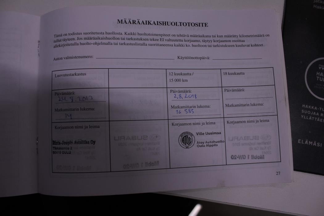 SUBARU Forester 2017