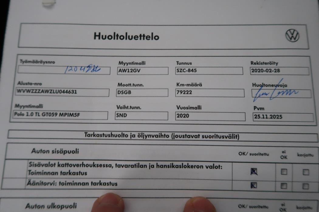 VOLKSWAGEN Polo 2020