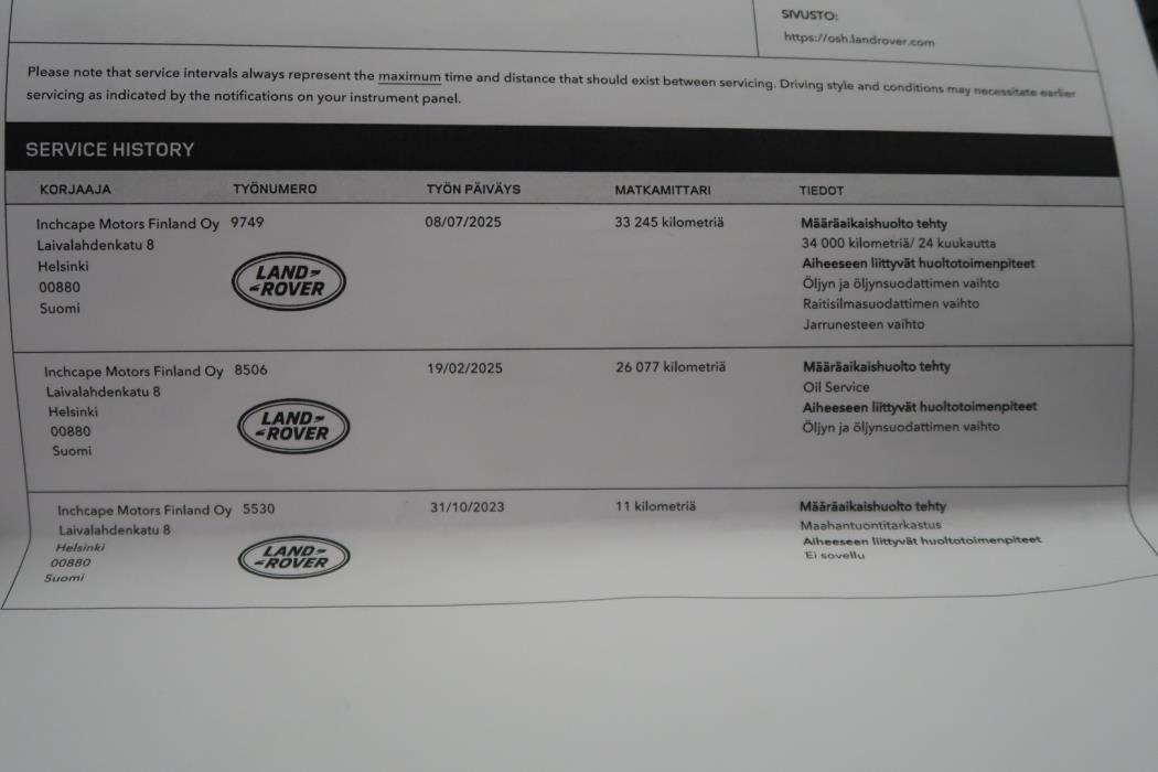 LAND ROVER Range Rover Evoque 2024