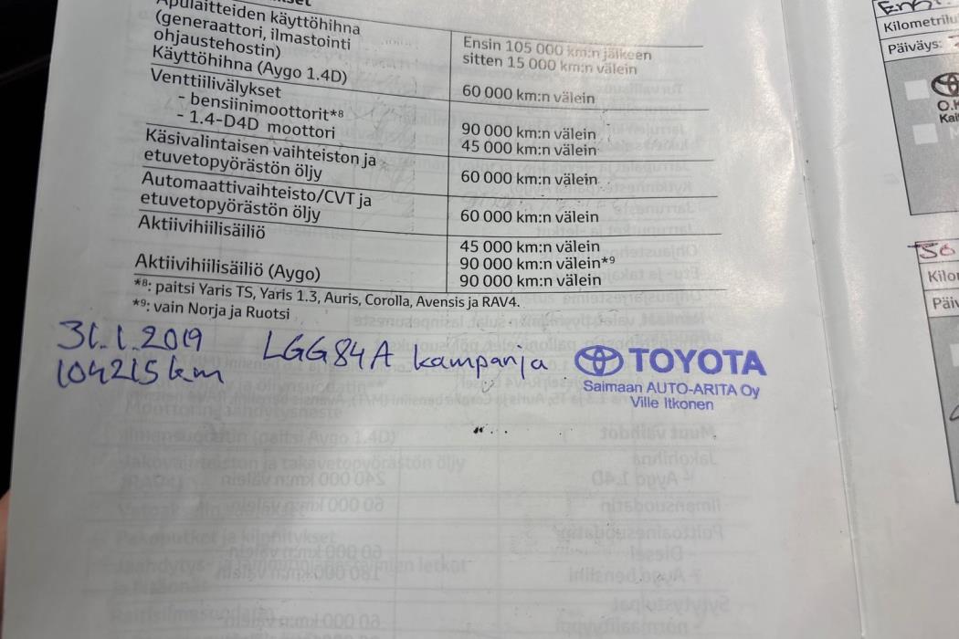 TOYOTA AVENSIS 2011