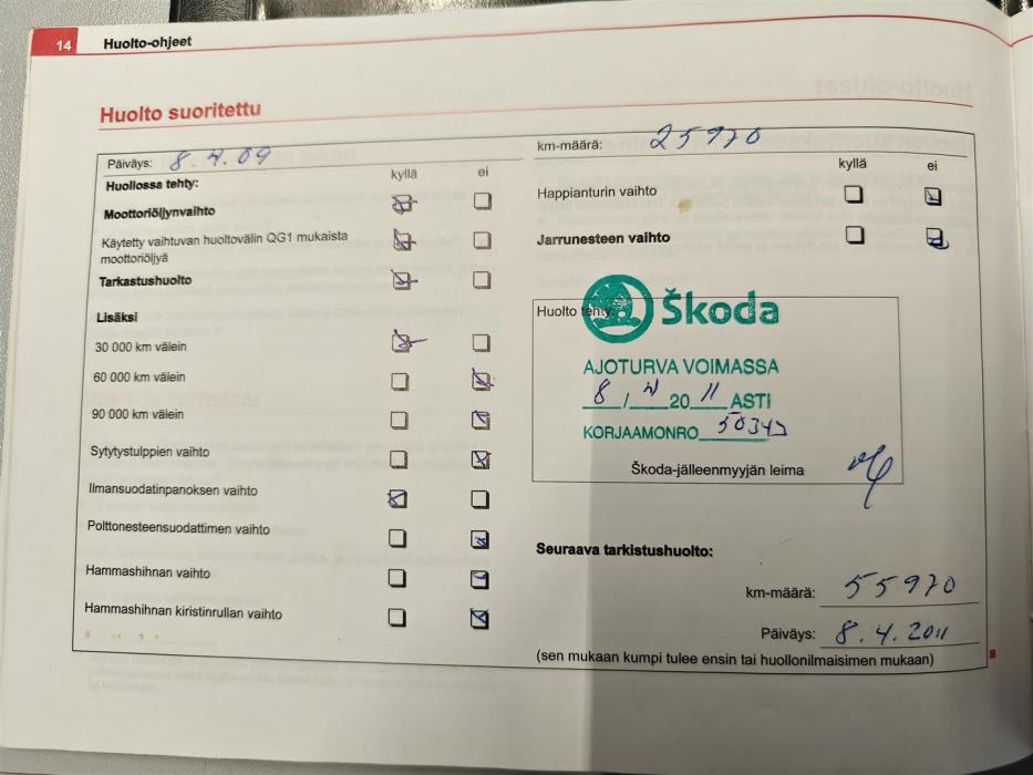 SKODA OCTAVIA 2008