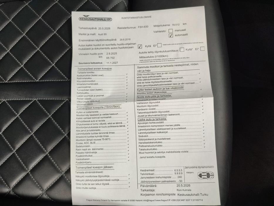 AUDI S5 2018