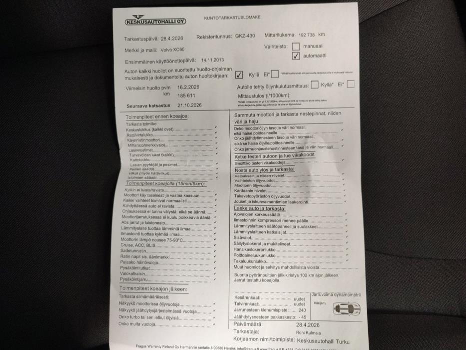 VOLVO XC60 2014