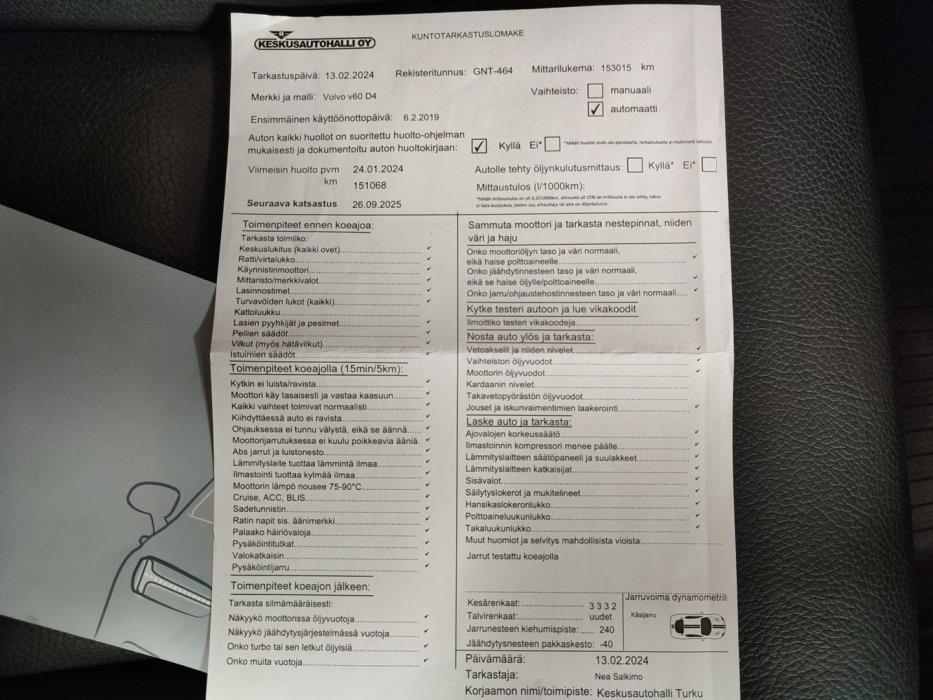 VOLVO V60 2020