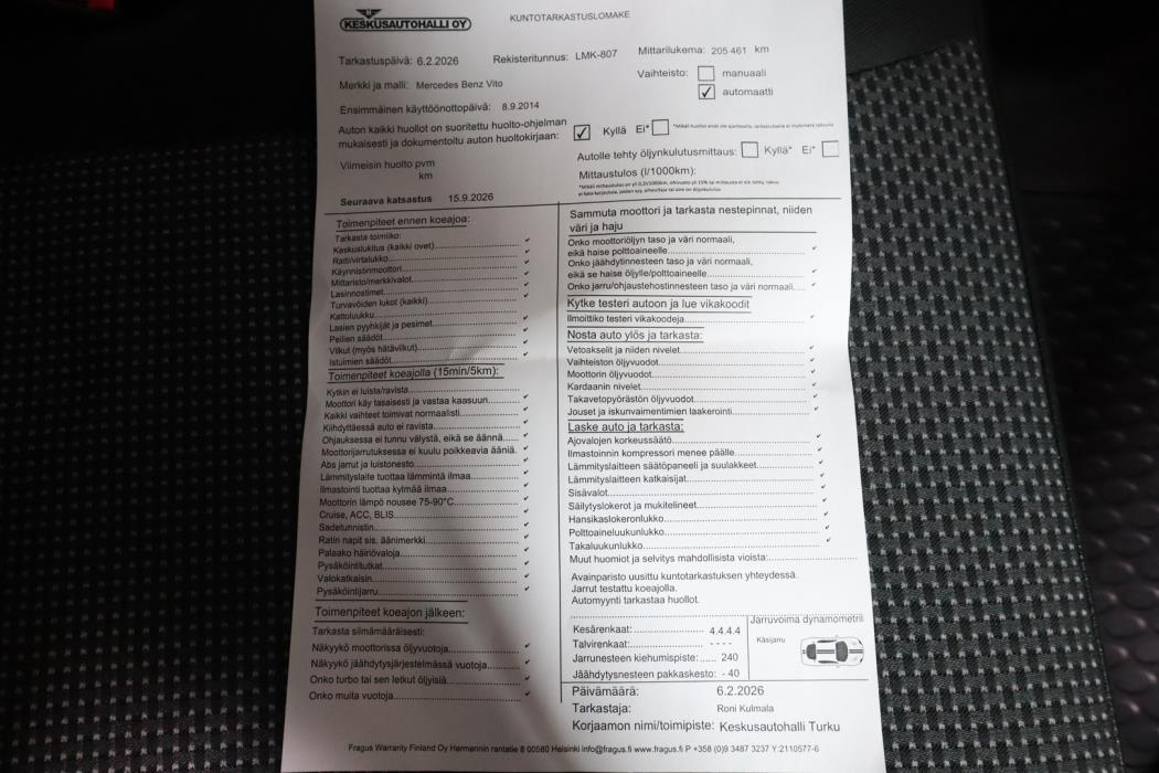 MERCEDES-BENZ Vito 2014