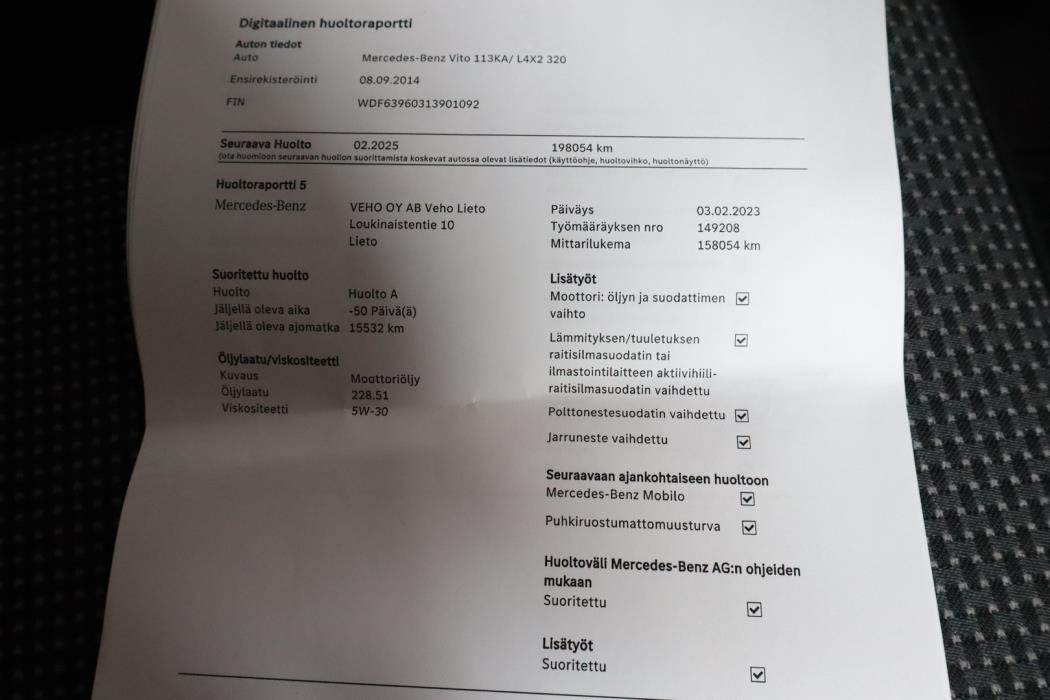 MERCEDES-BENZ Vito 2014