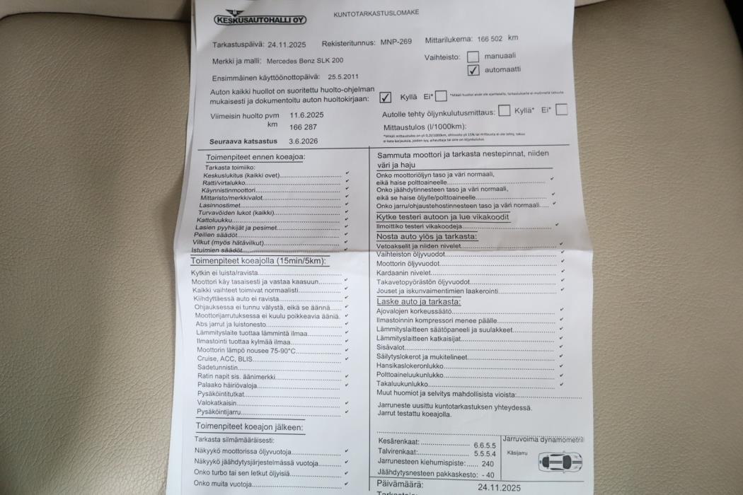 MERCEDES-BENZ SLK Avoauto 2011