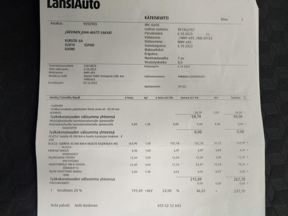 TOYOTA Yaris 2021