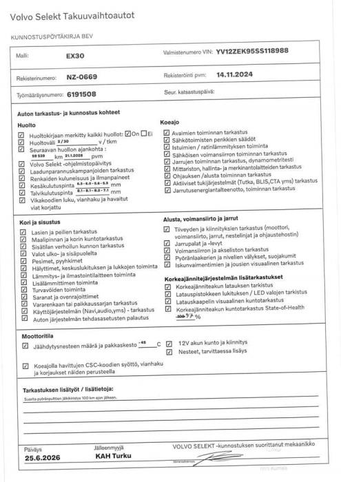 VOLVO EX30 2025