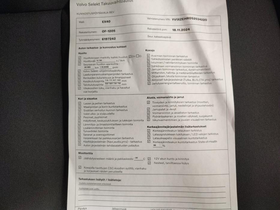 VOLVO EX40 2025