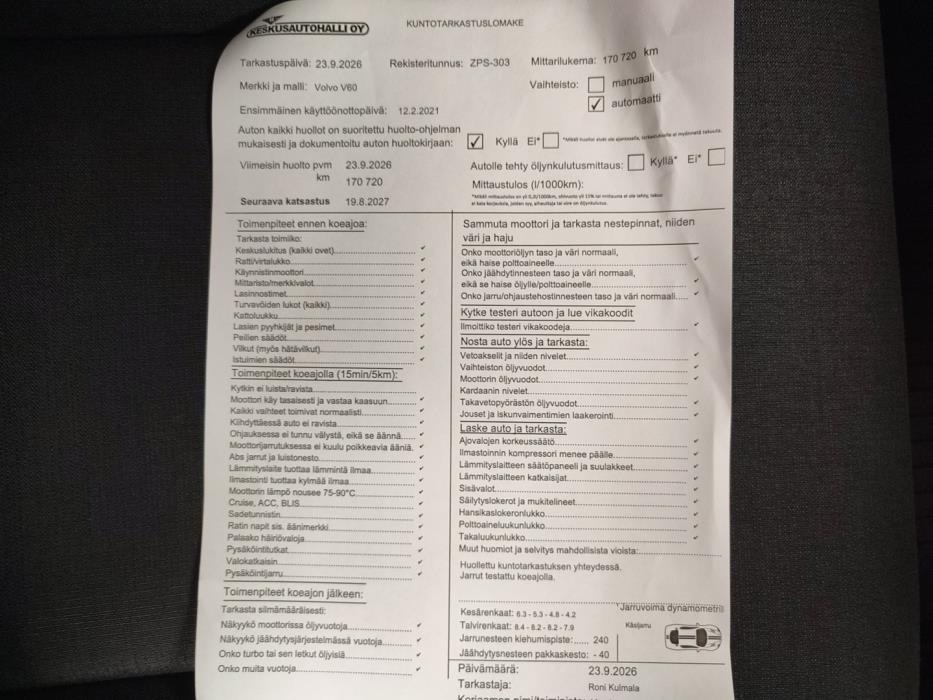 VOLVO V60 2021