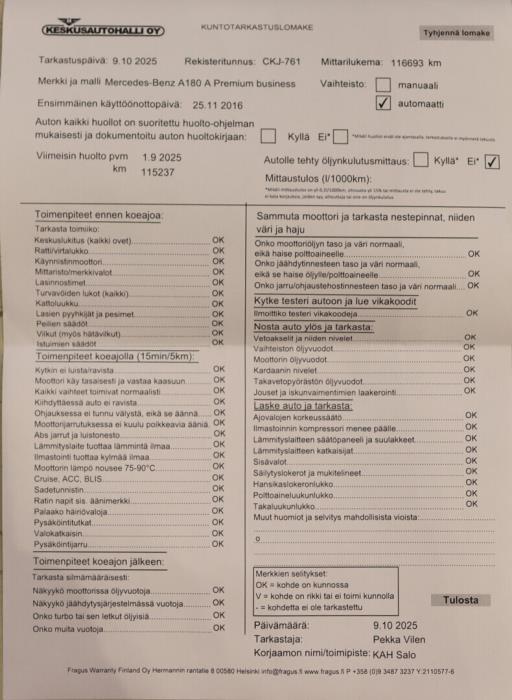 MERCEDES-BENZ A 2016