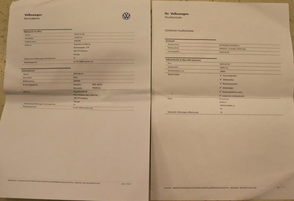 VOLKSWAGEN Golf 2018