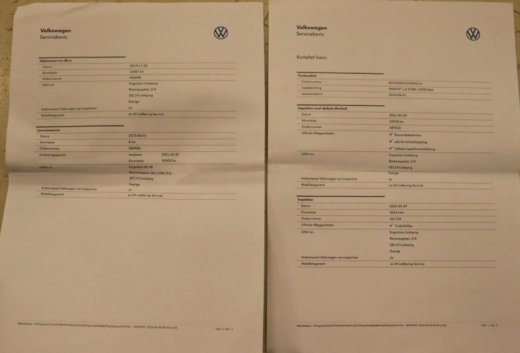 VOLKSWAGEN Golf 2018